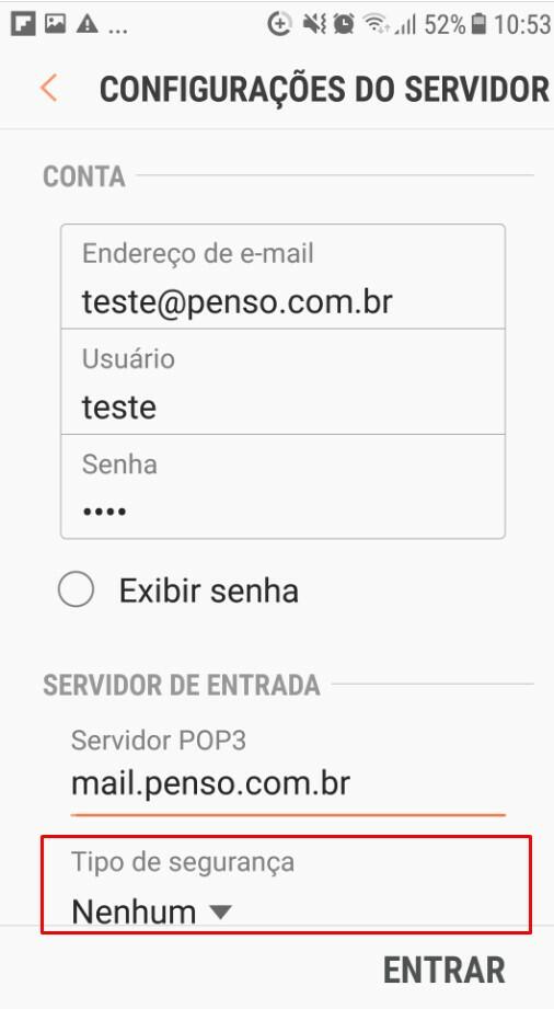 como configurar seu e-mail no celular android