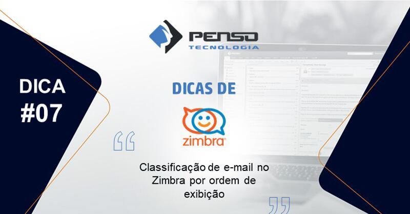 classificação de e-mail no Zimbra