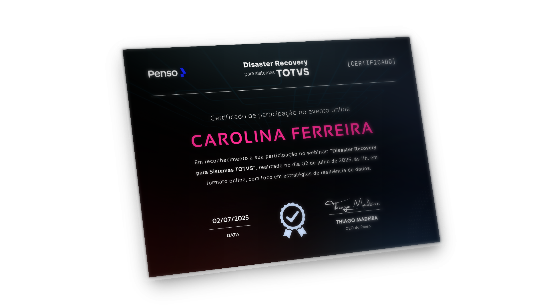 Webinar | Disaster Recovery para sistemas TOTVS 10